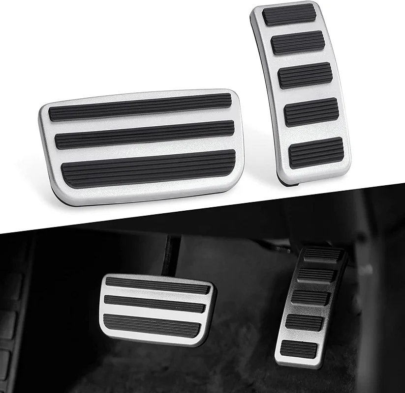 Bronco Foot Pedal podložky bez sklania brzdového pedála Accelerator Pedal Pedal kompatibilné s Ford Bronco 6. Gen. 2021+ (nie je vhodné MT)