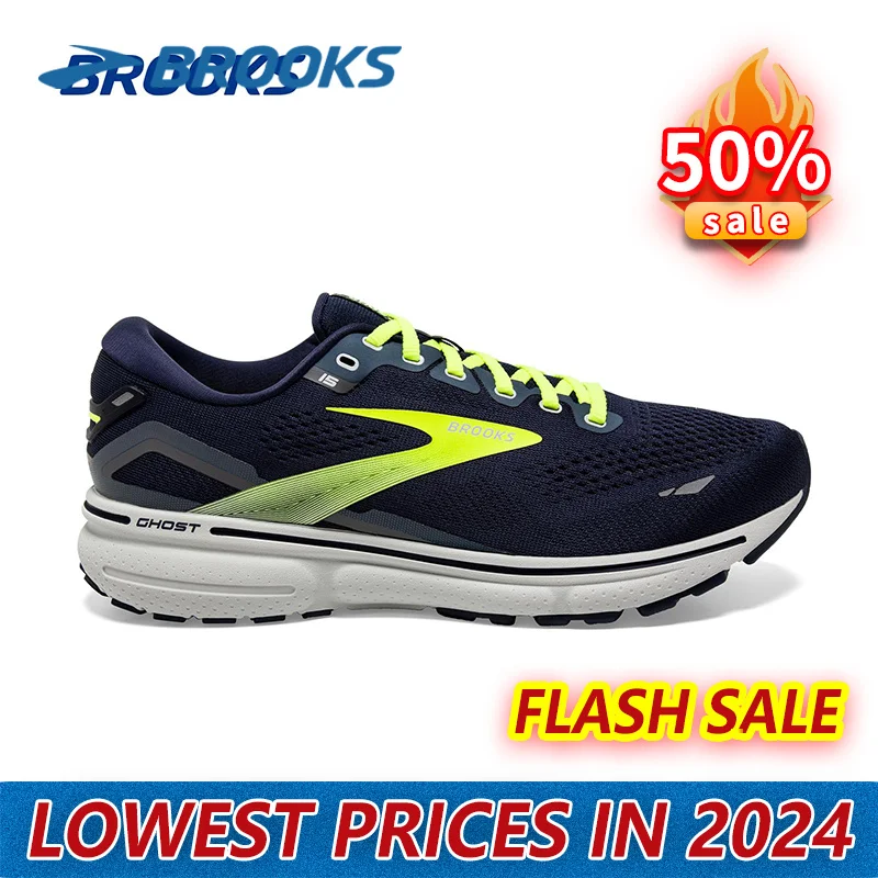 Brooks Ghost 15 Series outdoor bežecká obuv Športové topánky Pánske a dámske príležitostné topánky Tréning na dlhé vzdialenosti bežecké topánky