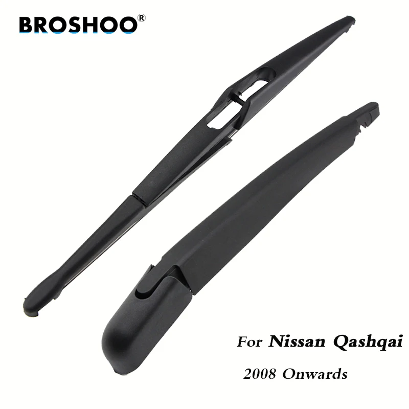 Broshoo Car Car Carer Blades zadné čelné sklo stierača pre Nissan Qashqai Hatchback (2008-) 305 mm, automatický štýl čelného skla, automatický štýl čelného skla