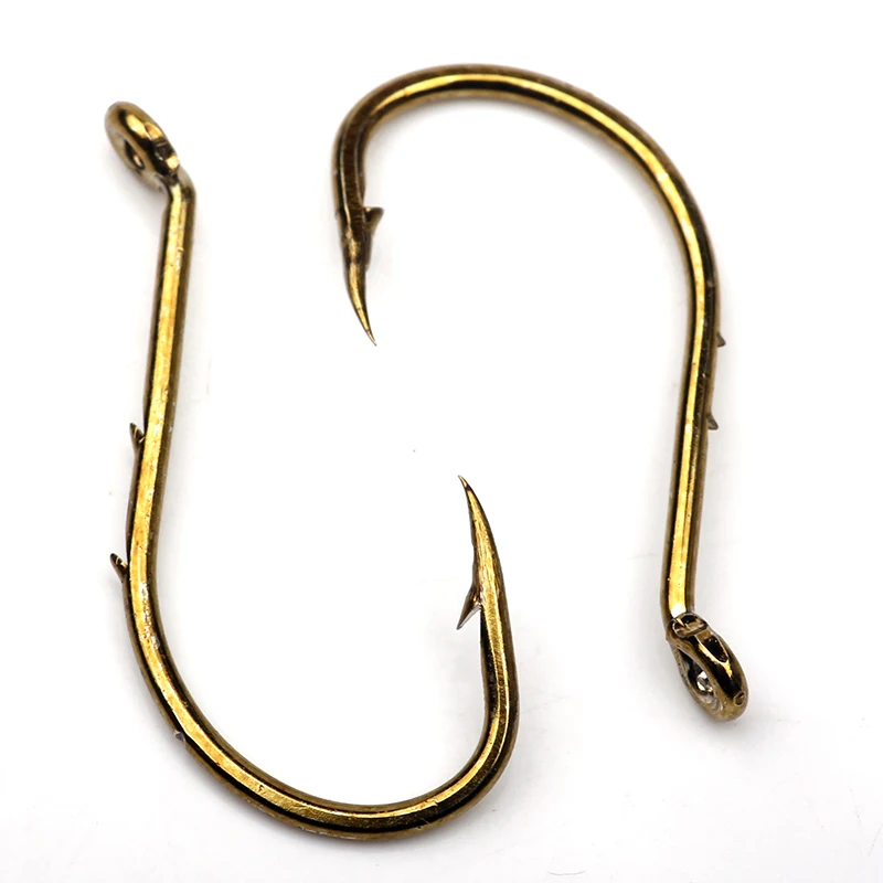 Brown 8299 Sharp Octopus Baitholder Hooks Rybárske háčiky s vysokými uhlíkovými oceľovými kruhovými háčikmi