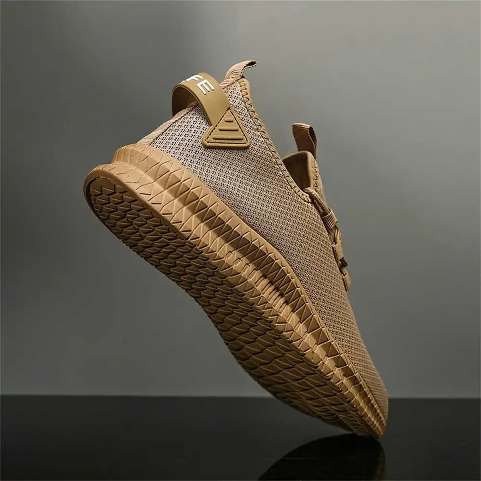 Brown Laced Tennis Man plus veľkosti Príležitostné pánske topánky Veľkosť 49 béžové pánske tenisky Sport Retro Sabot Sapatos festival Teniz