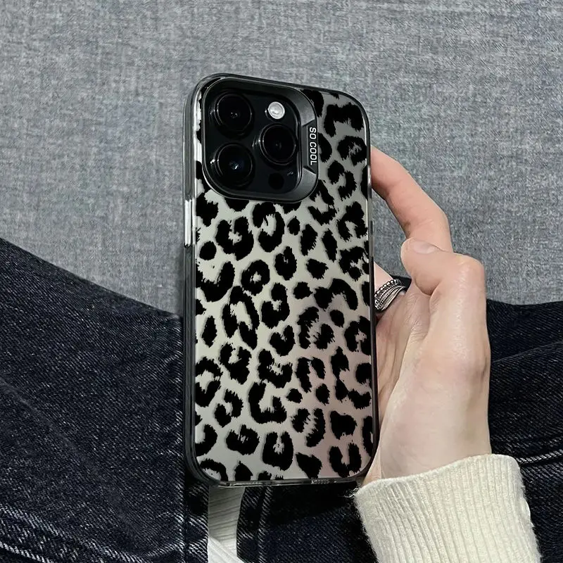 Brown Leopard Print Soft Pase Puzdro
