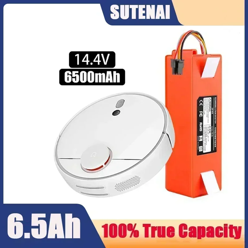 BRR-2P4S-5200S 14.4V 12800MAH Robotický vysávač Výmena batérie pre Xiaomi Roborock S55 S60 S65 S50 S51 S5 Max