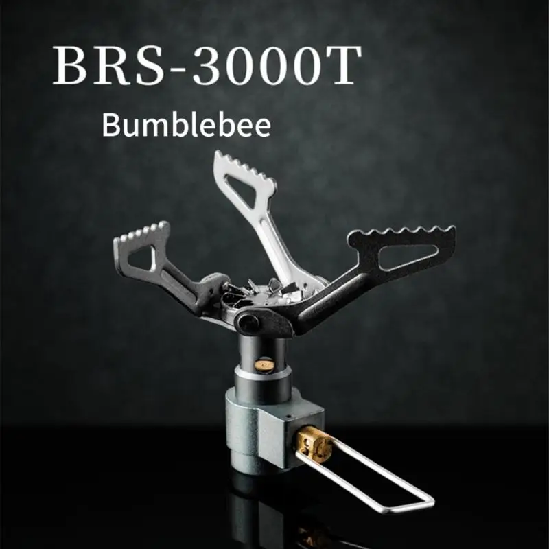 BRS-3000T 3000W Ľahký mini plynový sporák horák Camping Turning Plyn Burner BRS Outdoor Prenosný titánový kemping plyn pre dom