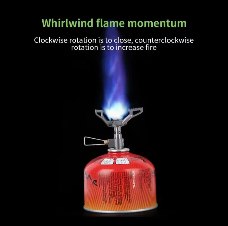BRS-3000T Titán Mini Camping Gas Burners 25G 2700W jednodielny vreckový sporák Outooor Havár