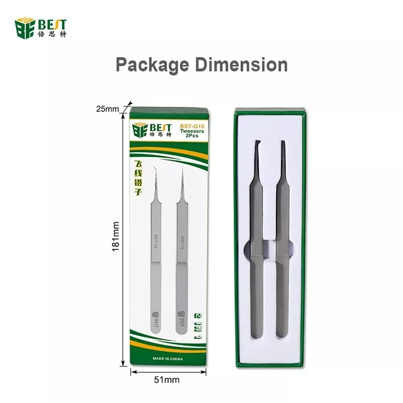 BST-18 BST-19 Ultra Precision Bent/Flat pinzety Upevnenie drôtu s jemnou špičkou Strhú ihlu