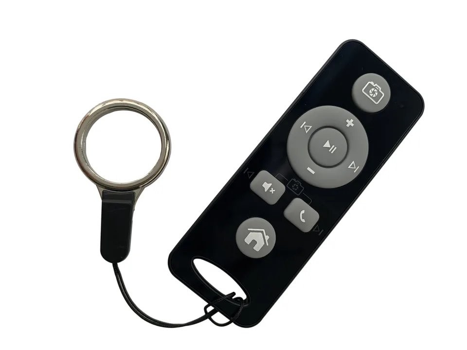 BT multimediálny hudobný prehrávač diaľkový ovládač na prehrávanie Pauza Next Prectrack Volume Up/Down Fit Fit for iOS iPhone iPad Android System
