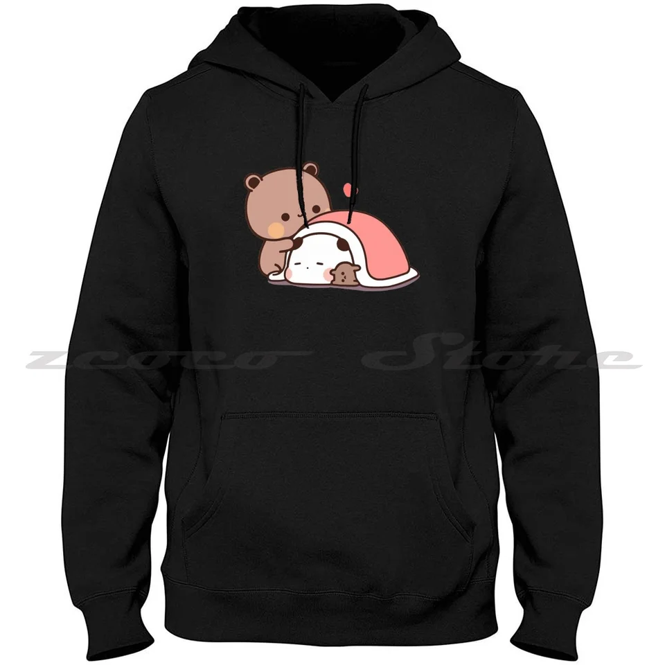 Bubu Love Dudu Muži a ženy bavlnená mikina mikina genshin mihoyo anime láska bubu dopad teyvat dudu hnedý y cukor