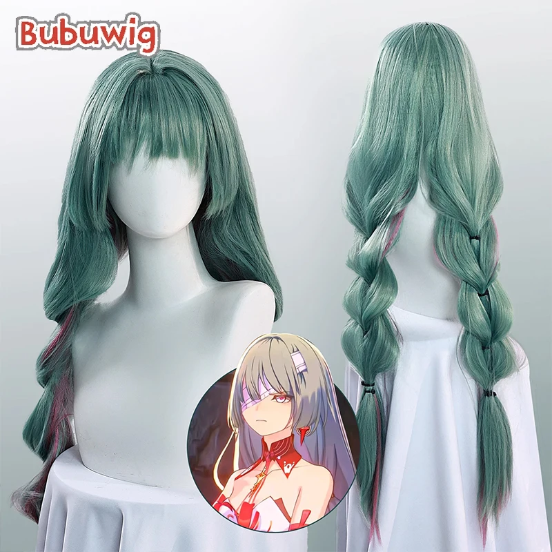 Bubuwig Syntetické vlasy Phrolovo Cosplay parochne Game Wuthering Waves Phroova 80cm
