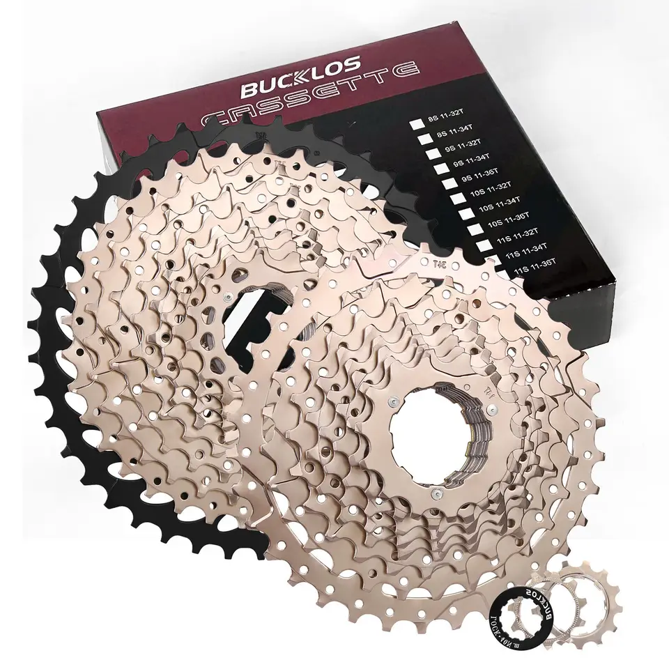 BUCKLOS MTB CASSETE 8/9/10/11/12 Speed ​​Bike Freewheel 11-36T 11-40T 11-42T Bicykel Cassette 9V 10V 11V Forskoke pre Shimano HG