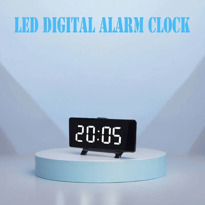 Budík LED elektronické stolné hodiny digitálne hodiny pre spálne kancelárske stoly hodiny pohotovostné detské dievčatá Dievčatá seniori Niditon