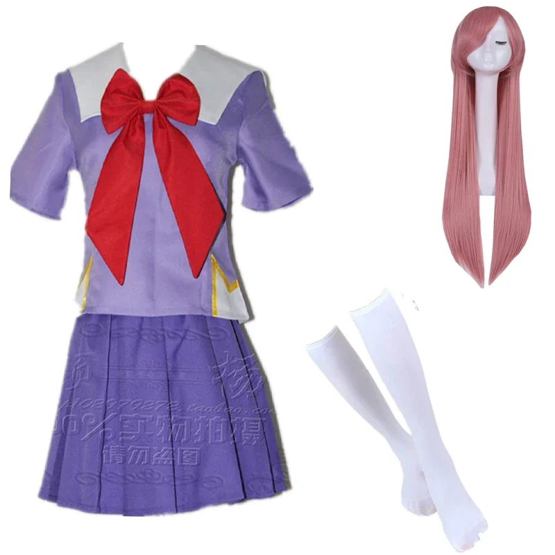 Budúci denník Gasai Yuno Mirai Nikki School Uniform Cosplay kostým Parochňa