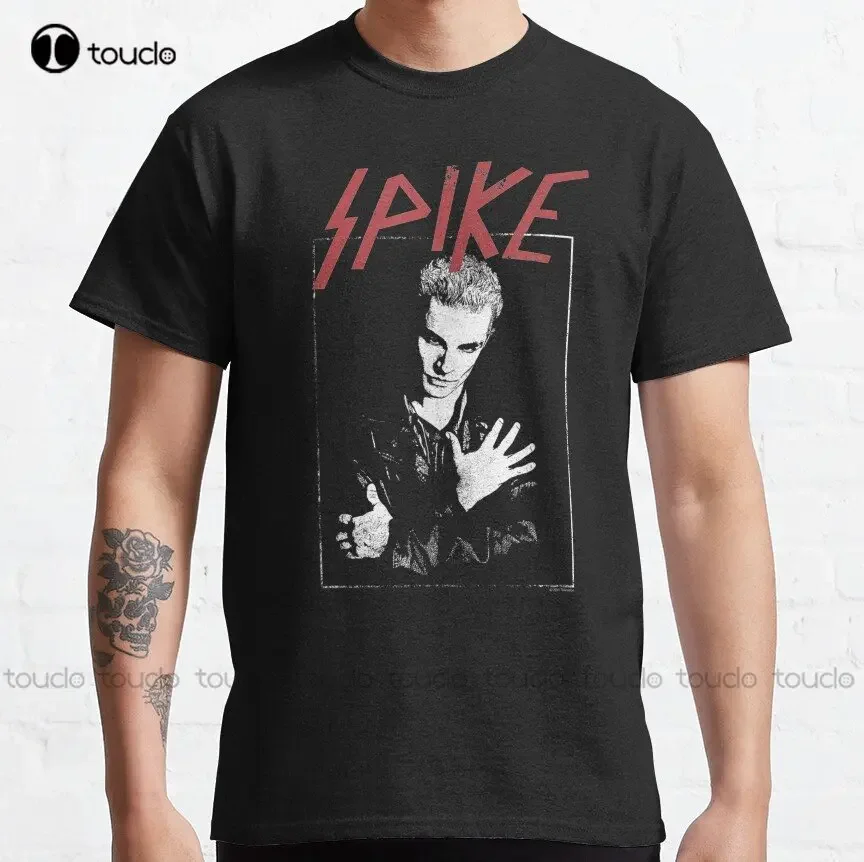Buffy The Vampire Slayer Punk Rock Spike Classic T-Shirt Funny T košele Funny Art Streetwear Cartoon Tee Custom Darček XS-5XL Nový