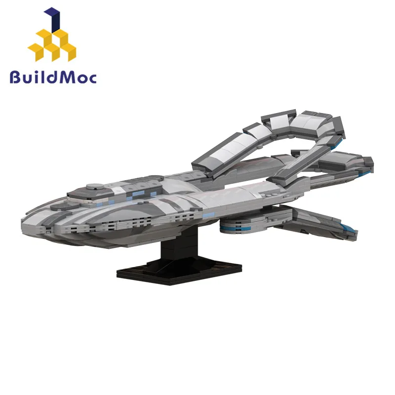 BuildMoc Buildmoc Build-Block Toy Hračky USS Orville Warship ECV197 STAR SUPLORÁCIA SRADE SHEEPLE