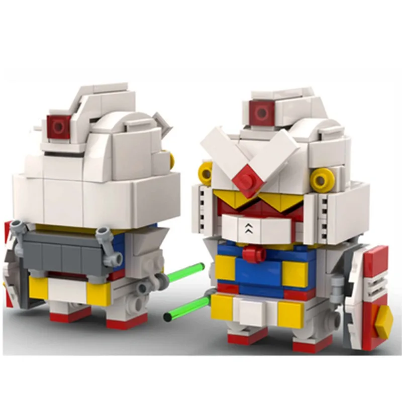 BuildMoc Classic Animation Mobile Mobils vyhovuje gundamácie robotových figúr Brickheadz Model Building Bloky hračiek pre deti Darčeky pre deti