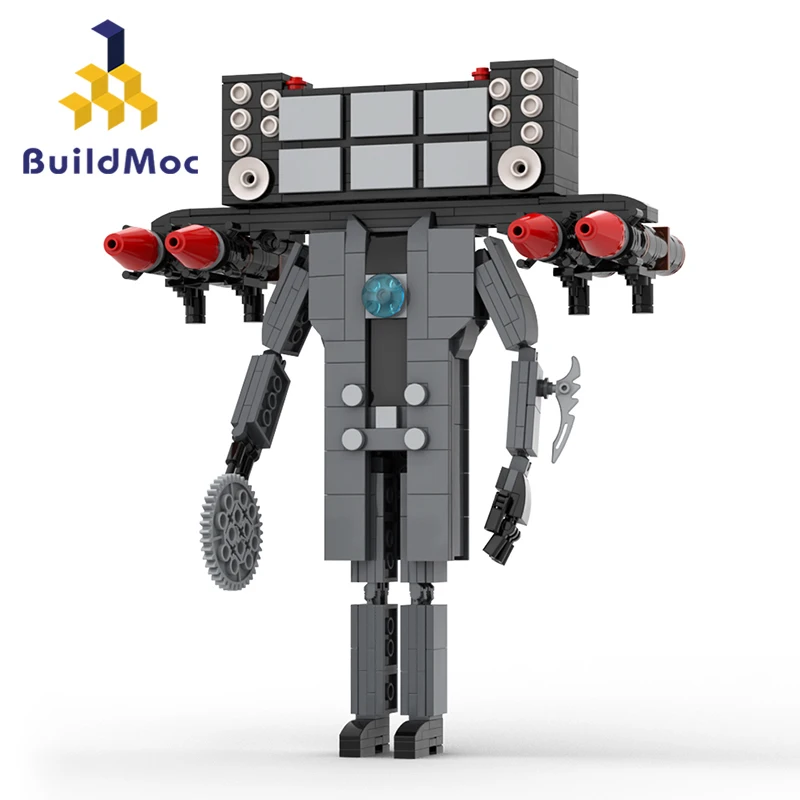 BuildMoc Skibidi WC Monitor GOD TITAN TV MAN BUDOVANIE BLOKY
