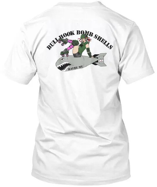 Bullhook Bombshells Roller Derby Tee tričko vyrobené v USA veľkosti s až 5xl