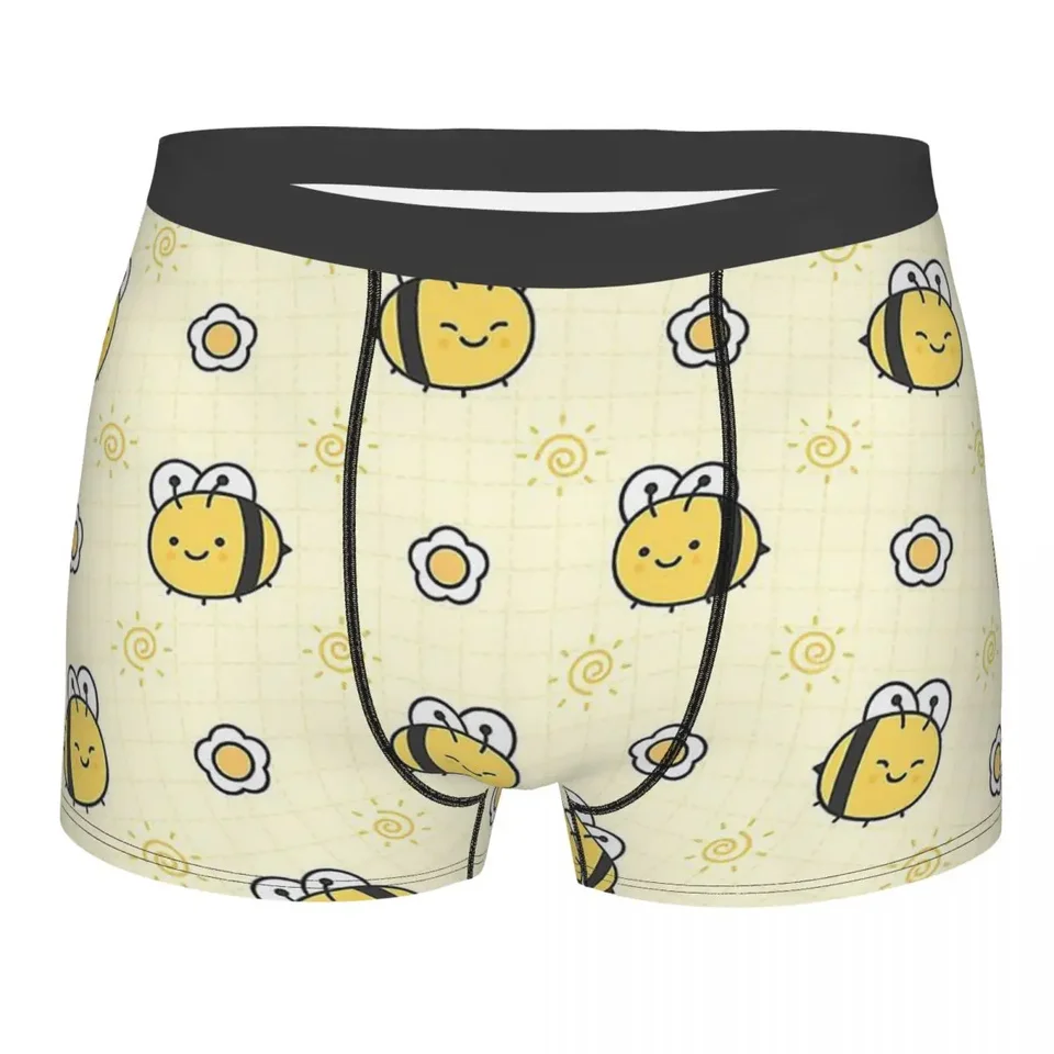 Bumble Bee kawaii roztomilé zvieracie zvieratá spodky spodky nohavičky Homme