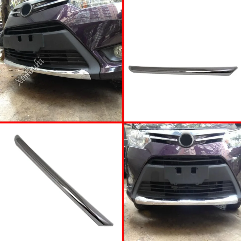 Bumper Engine ABS TRIM Front pod spodnú závodnú mriežku mriežku GRILLE Rám pre Toyota Vios/Yaris Sedan 2014 2015 2016 2017-2019