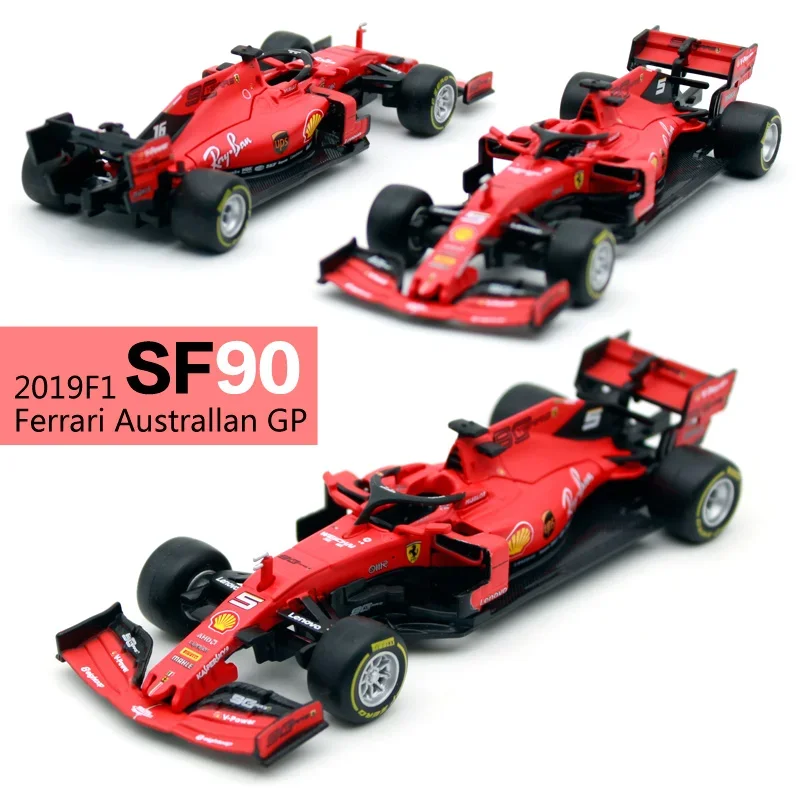 Burago 1:43 Ferrari SF70 5 7 zliatinový model automobilu Model Model Die Casting Model auto simulácia automobilu Dekorácie