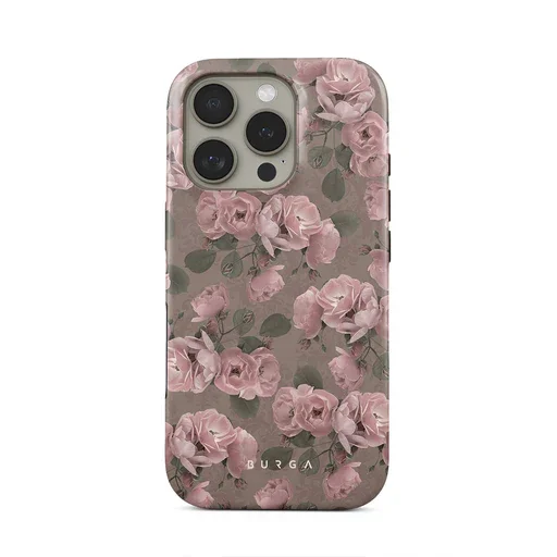 Burga Beautiful Flowers Pase pre iPhone 16 15 14 13 12 11 Pro MAX X XS XR XSMAX 7 8 PLUS GLOSSY FILM Tvrdý kryt PC