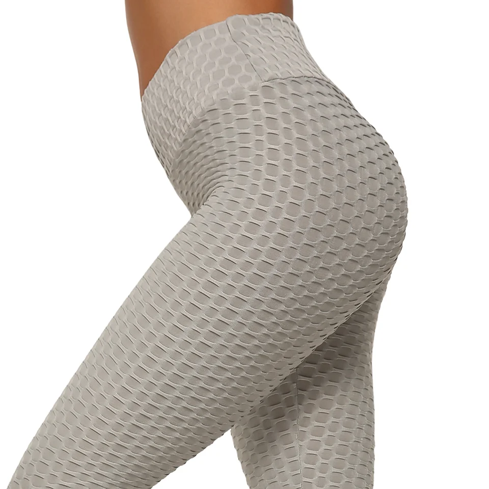 Butt Crack Booty Leggings Ženy Anti Celulit Sladkové legíny Push Up High Brosky broskyňový výťah športové jogové nohavice Fitness