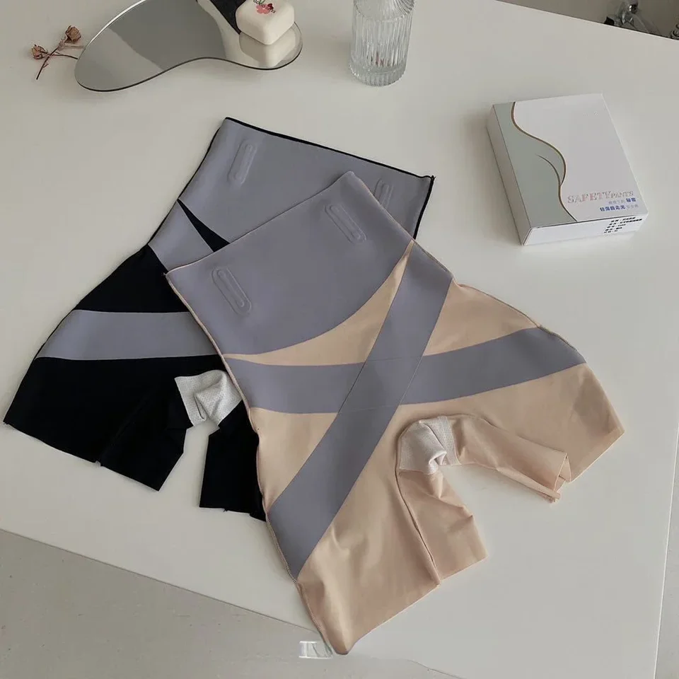 Butt zdviháka Shapewear Ploché brušné nohavičky Tréner bezšvové šortky Ženy krížové tela formujúce športové boxery Znižujúce sa bezpečnostné nohavice
