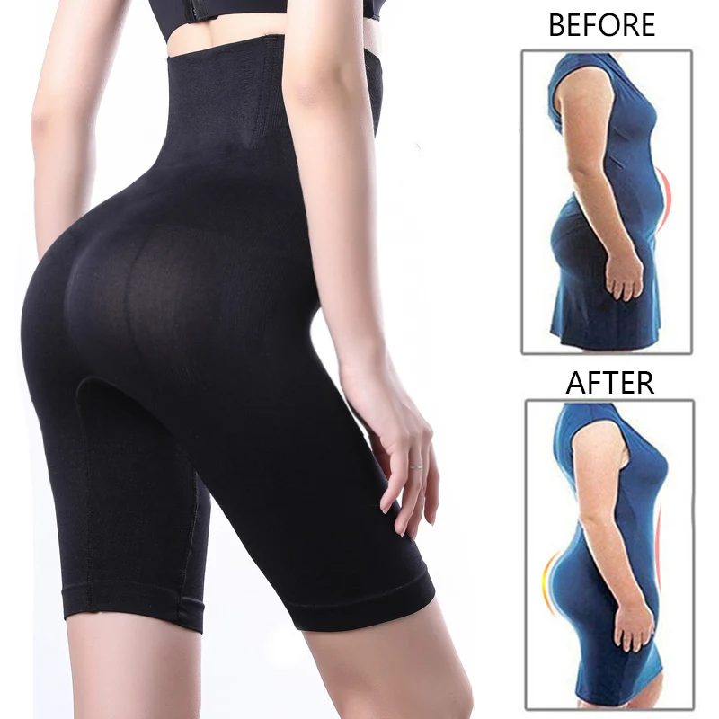 Butt zdvíhač bezšvové ženy s vysokým pásom zaťažujúce nohavičky Brutcové nohavičky nohavičky Shapewear Underwear Ladies Body Shaper