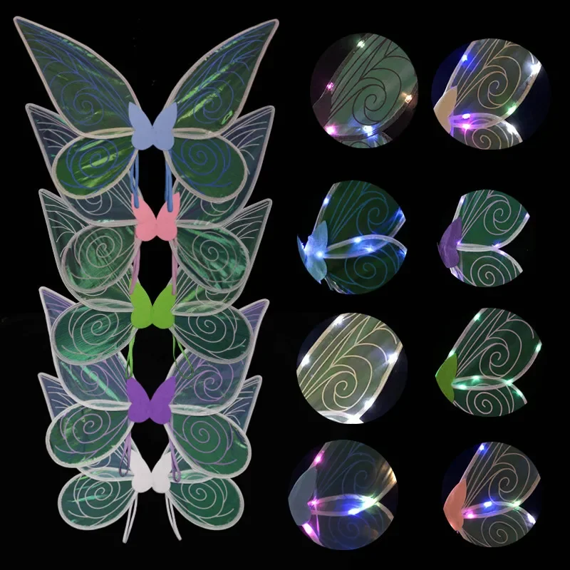 Butterfly Fairy Clear Angel Wings Kostý