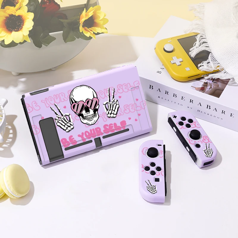 Buď sám sebou. Ochranné puzdro pre prepínač OLED, Soft TPU Slim Cover pre Nintendo Switch Console, NS Game Accessorie