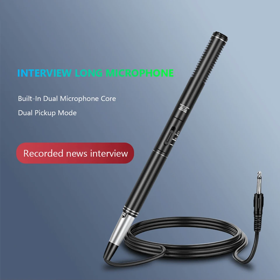 BY-BM6060L SHOTGUN VIOOFON MIKROPHONE W/ Shock Mount Puzdro pre Canon Nikon Sony DSLR Camera Camera Camera