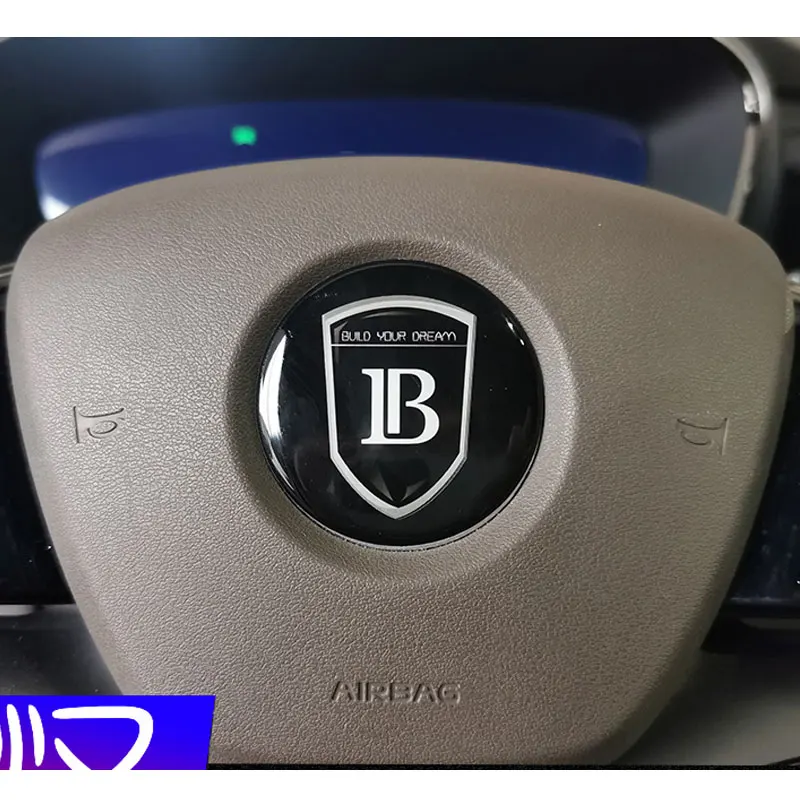 BYD Song Plus Han Repit Qin Plus Tang DMI volant Logo Hub Ozdobil dekoratívna záplata