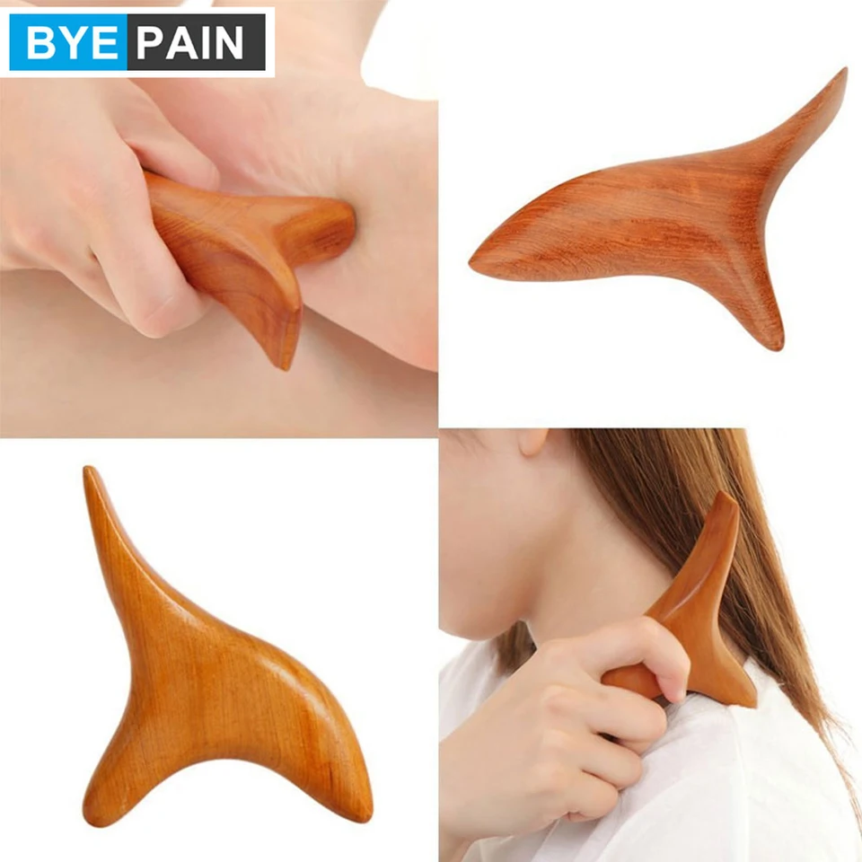 Byepain Body Trigeminal Massage Massager Body relax voňavé drevené drevené kúpeľné terapia Massager krvný obeh krvi