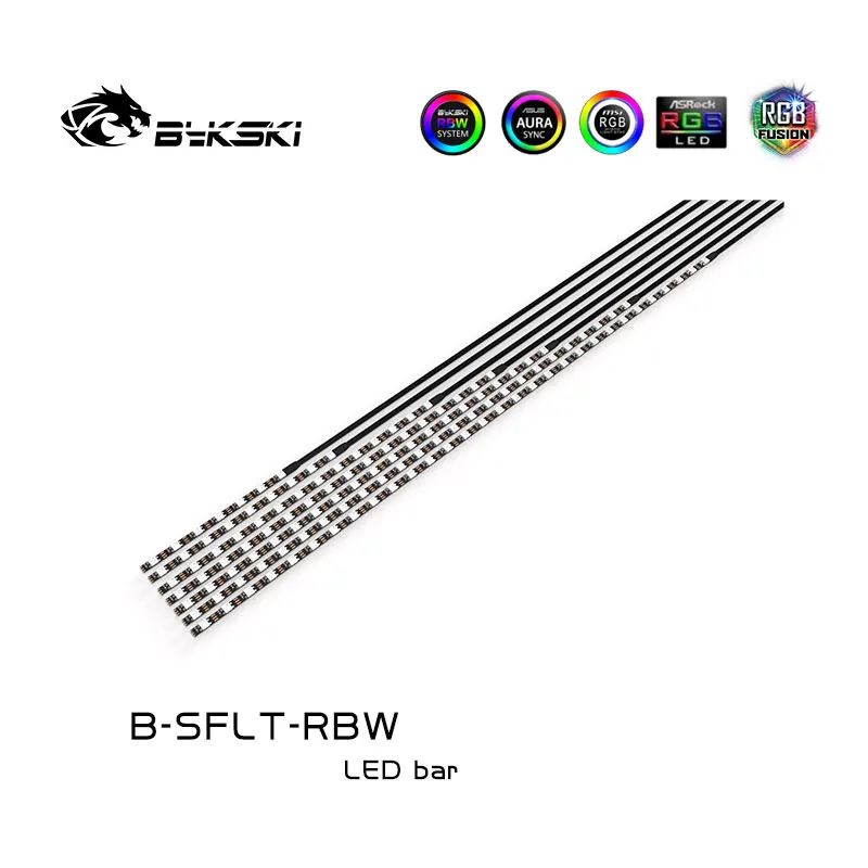 BYKSKI 5V 3PIN A-RGB Nepriepustný mäkký pás /LED svetlo LED Používanie pre blok GPU GPU /Pump /Waterway Board DOUP D-RGB