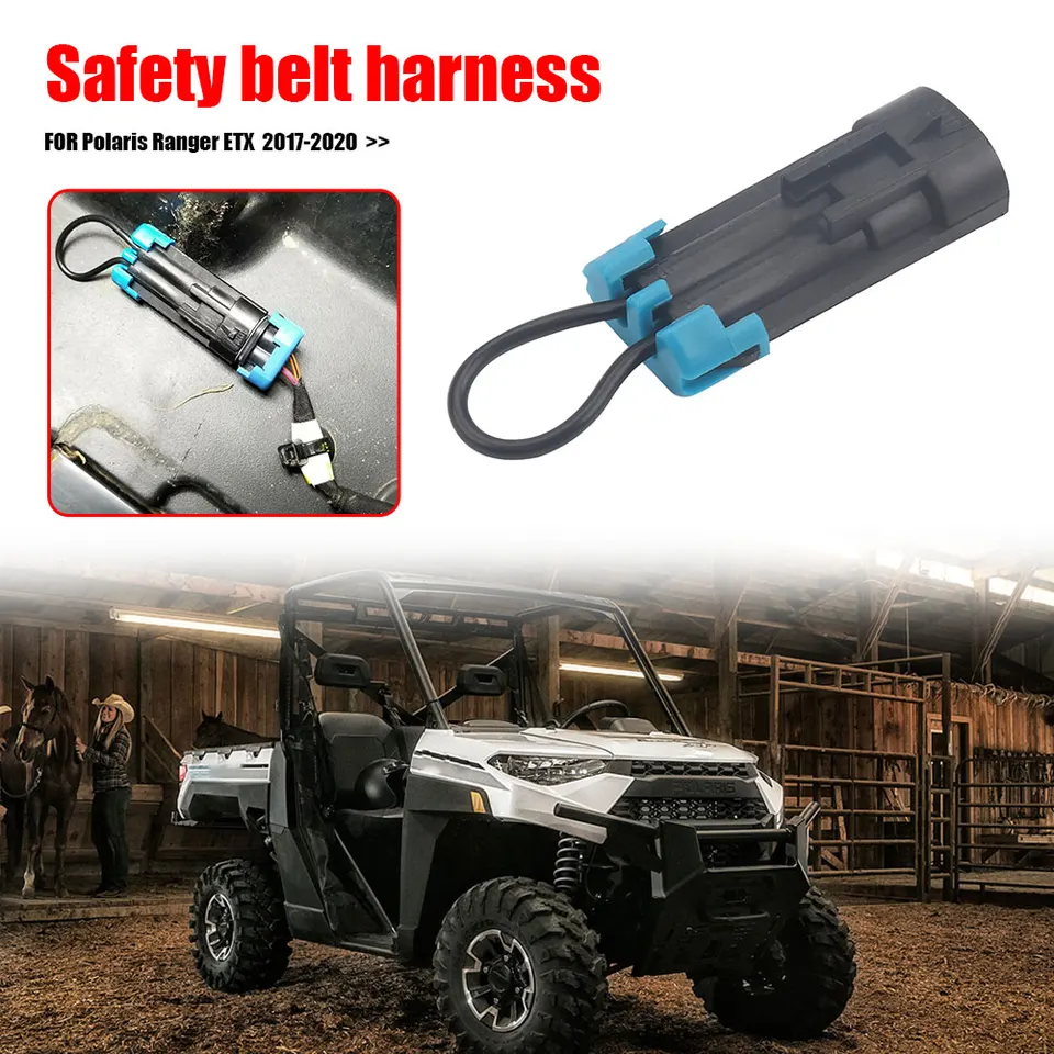 Byppass autosedačky Automatické bezpečnostné pásové postroj potlačenie bezpečnostnej zástrčky pre Polaris Ranger Midsize 500 2017-2020