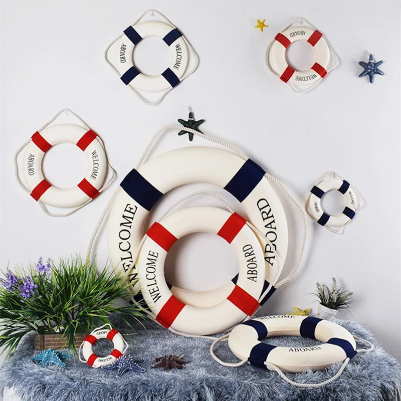 Bójka na stenu dekorácie námorný štýl domáci stena zavesenie dekor Ornament Marine Beach Life Vitajte na palube decors Arts