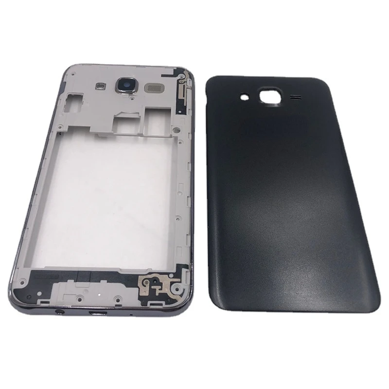 Bývanie pre Samsung Galaxy J3 J5 J7 2015 J300 J500 J700 Stredný rámec + kryt batérie zadný puzdro