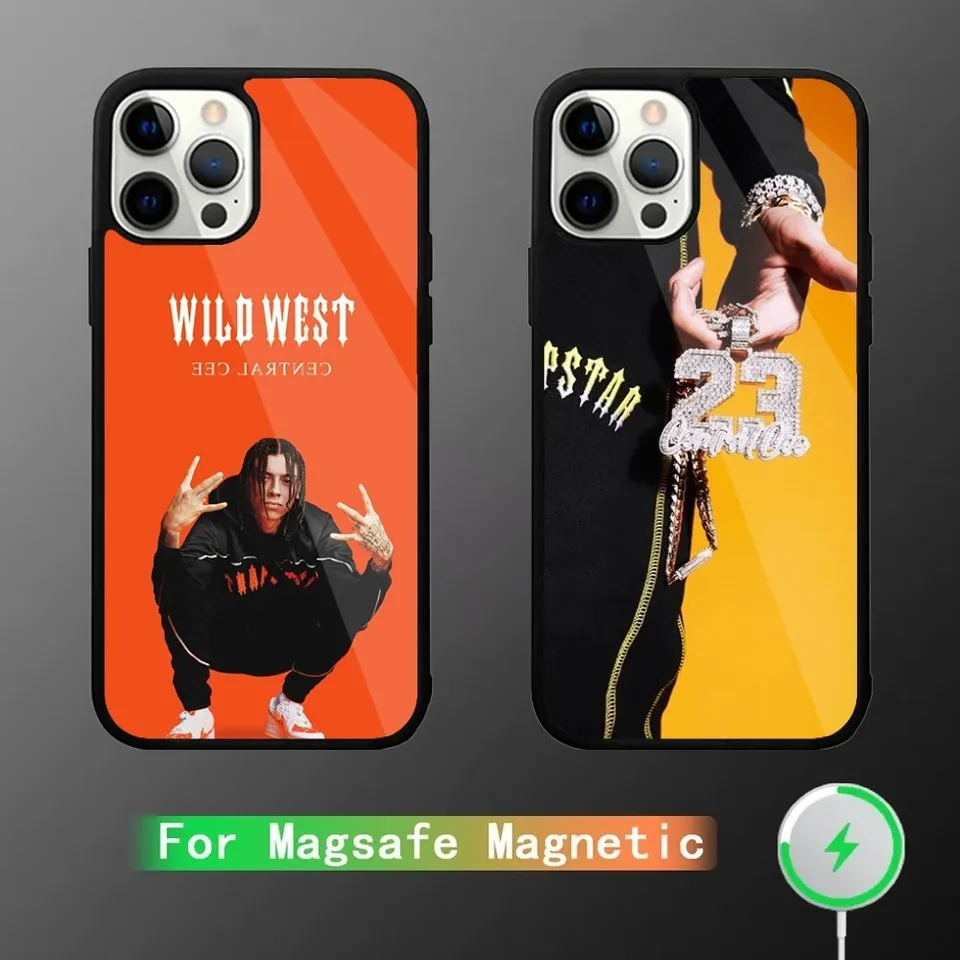 C-Central Cee UK Drill Rapper Telefon Pase pre iPhone 15,14,13,12,11, Plus, Pro, Max Mini Magsafe magnetické bezdrôtové nabíjanie