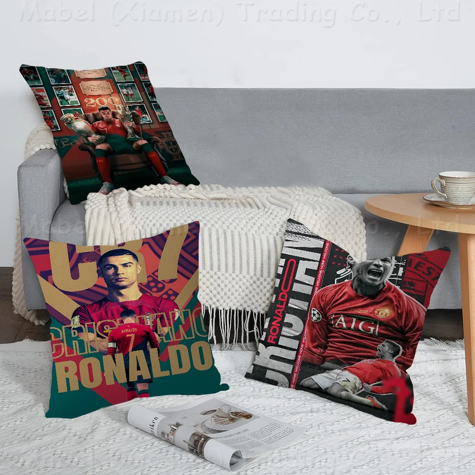 C-cristiano R-Ronaldo CR7 CUSHION CRUSHION CRUSHES STARÁM DECON DETOR HOUD HOUD VILOKOVANÝCH POKVODOV NA DECORÁCIE