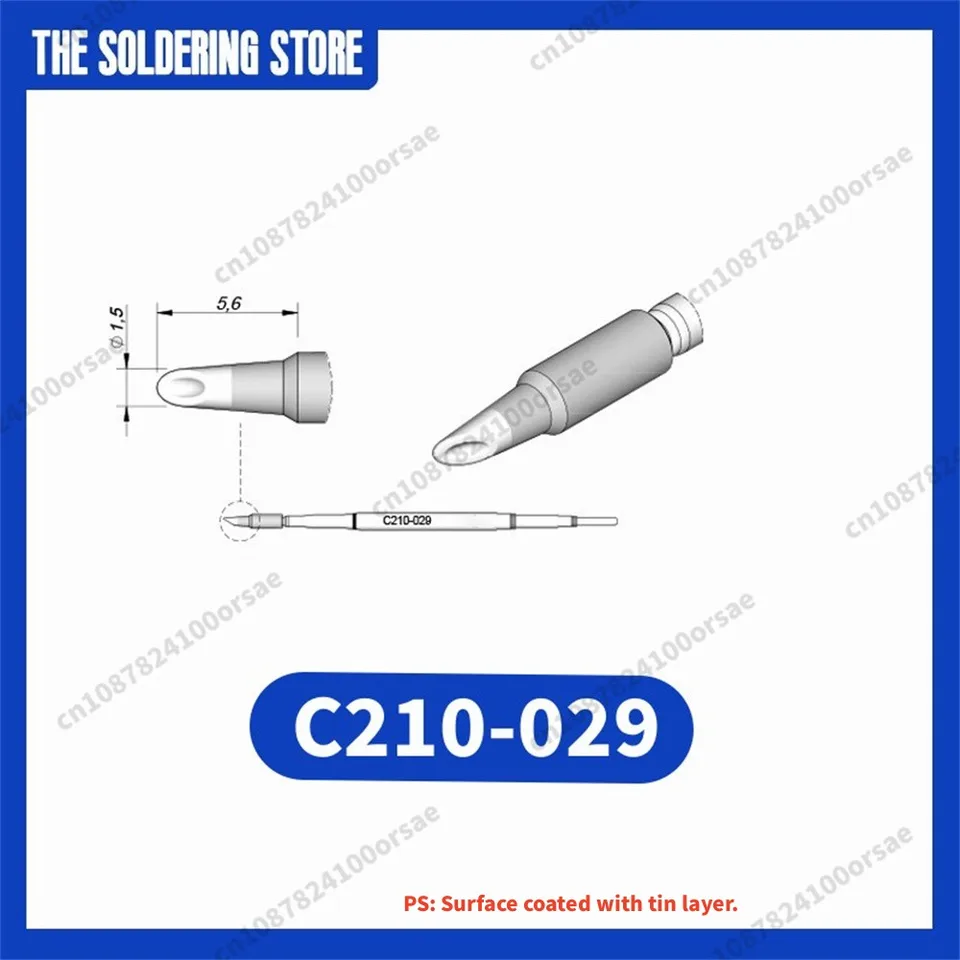 C210 029 kazety pre JBC Sugon Aifen T210/T26 Spájnutá rukoväť, жало C210 TIP Výmena príslušenstva