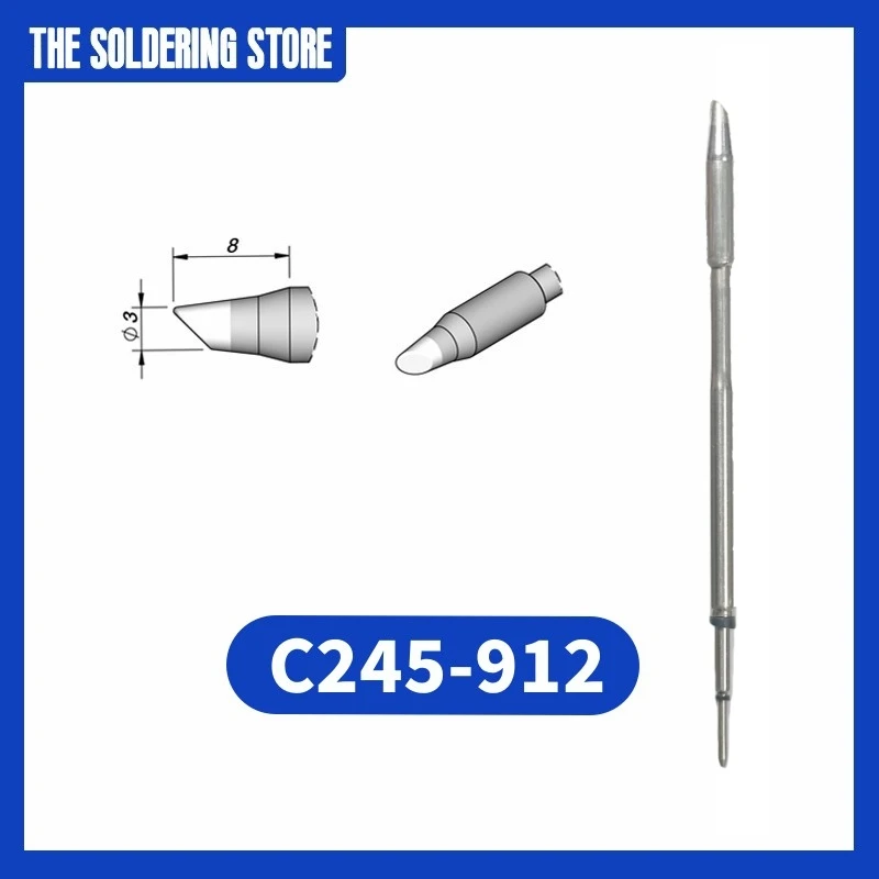 C245 912 kazety pre JBC Sugon Aifen A9/A9PRO T245 Spájkavá rukoväť, жало C245 Tip SUPT ACTIOD Tool Tool