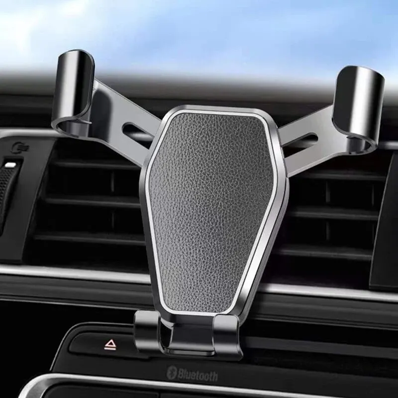 C5 Gravitačný držiak automobilov pre telefón Air Vent Clip Mount Mobile Stand Smartphone GPS Podpora pre iPhone 15 14 Xiaomi Samsung Dolder