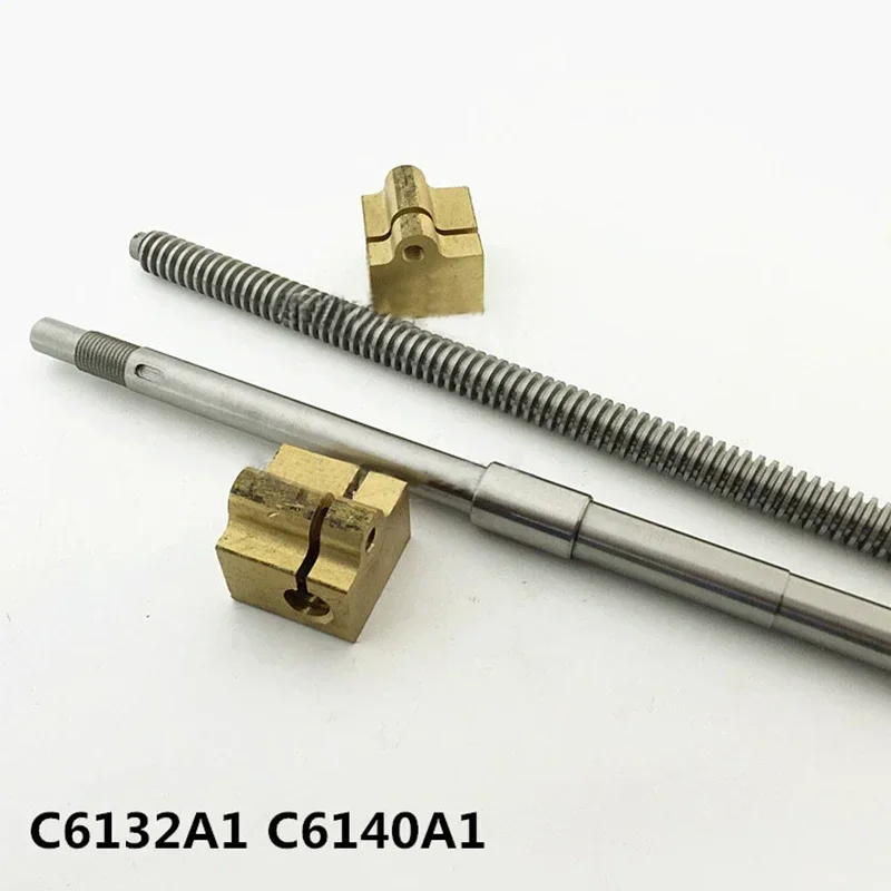C6132/C6140A1 Príslušenstvo Lathe Skrutka skrutka skrutkovacia matica Skupina 590/620 mm Vonkajší priemer 16 Zívanie zubov 4 Záväzok ľavej ruky