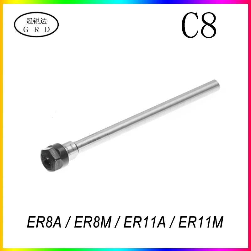 C8 Er8 ER11 Rozšírený rámec nástrojov CNC Lathe Appreture Tool Driem Graniaceho stroja Straight Driem Dress Rod High Presnosť