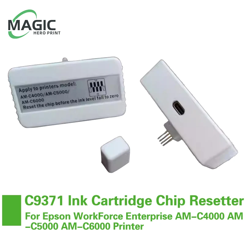 C9371 Resetter kazety pre atrament pre Epson Workforce Enterprise AM-C4000 AM-C5000 AM-C6000 Resetter Dodávka TLAČ