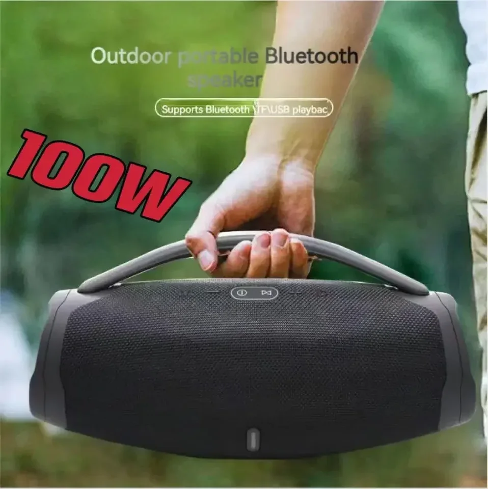 Caixa de SOM 100W High-Show Bluetooth Reproduktory Prenosné vonkajšie subwoofer 3D stereo priestorový zvuk Hudobné centrum Boombox