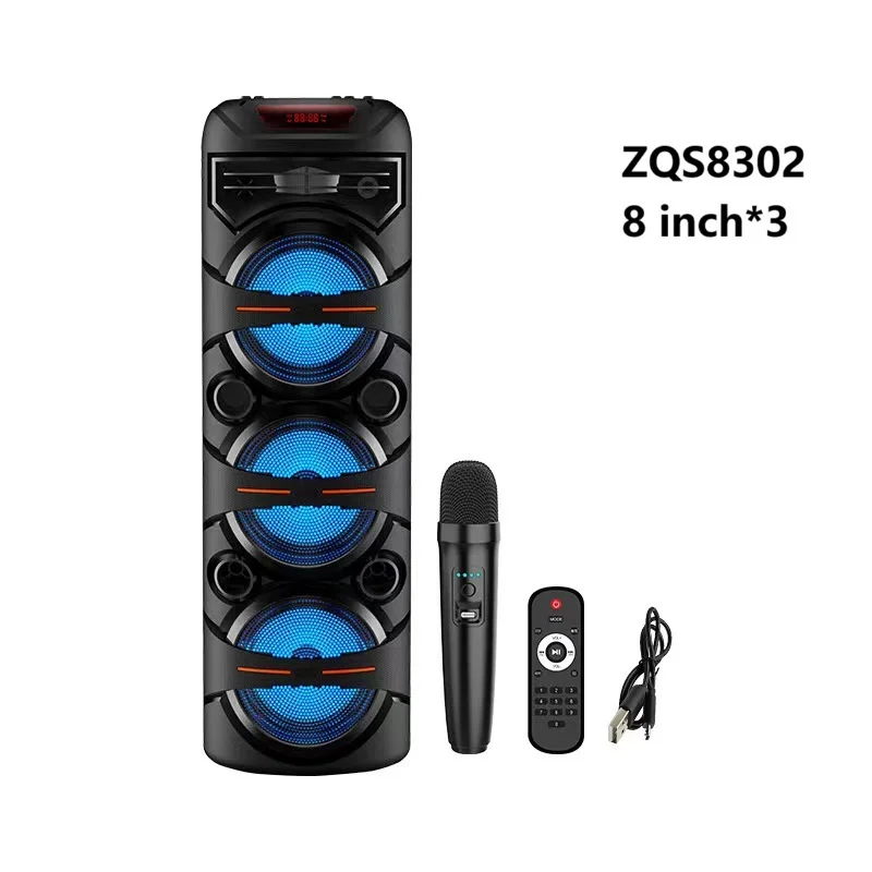Caixa de SOM 3000W High-Power Bluetooth Reproduktor 12 palcov Outdoor prenosný subwoofer 3D stereofónny zvukový stĺpec Hudobné centrum stĺpca