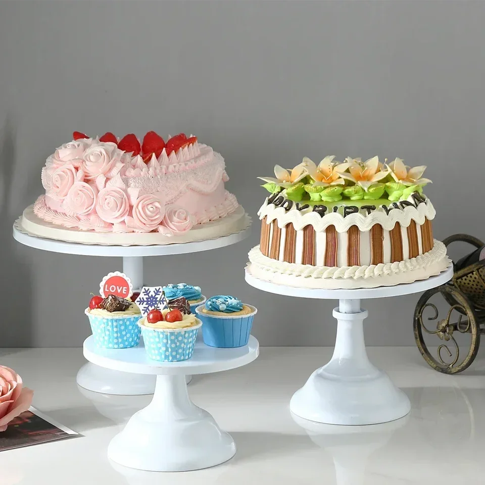 Cake Stand Domov večierok dezert stola Diszert Rack Dezert Cake Tray Studené jedlo Čaj prestávky stola Popoludní čajový stojan Rack kov