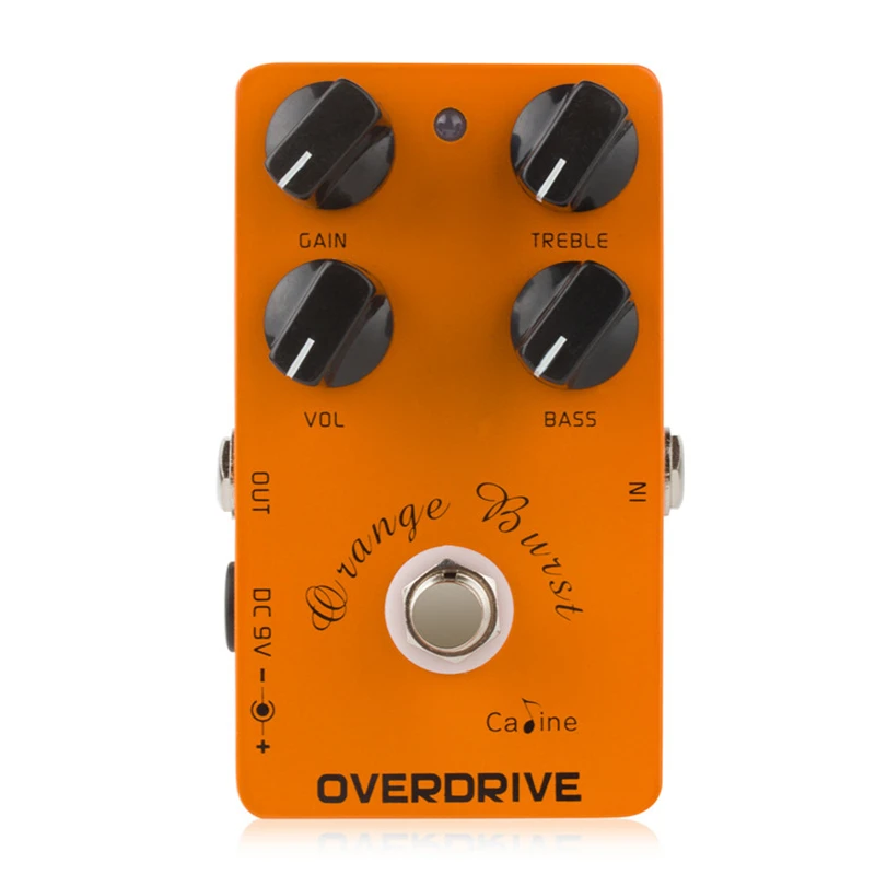 Caline CP-18 Orange Burst Digital Overdrive Guitar Effect Pedál True OctAps Electric Guitar Dielo a príslušenstvo