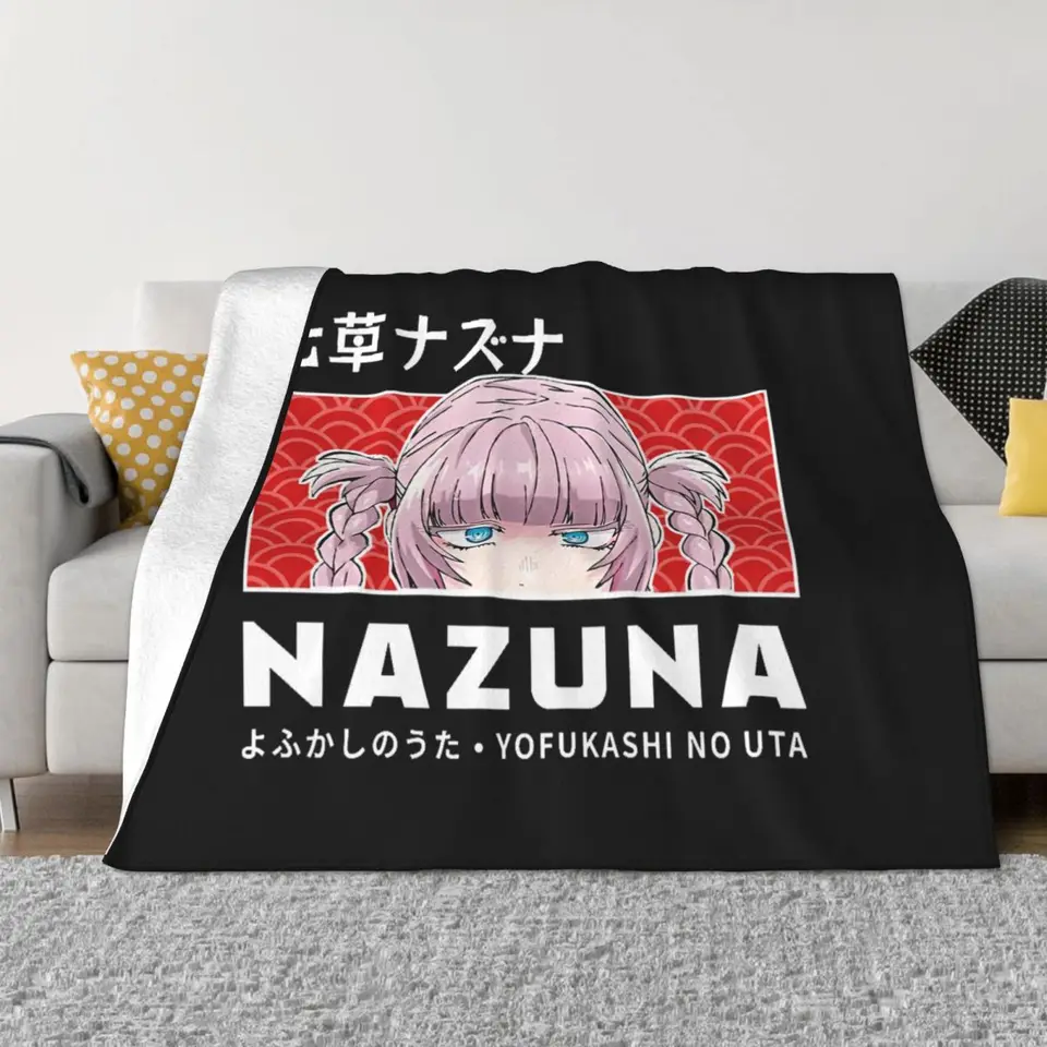 Call of the Night Nazuna Peeker Fleece Hádajte prikrývky anime prikrývka na posteľ cestovanie super teplým posteľou